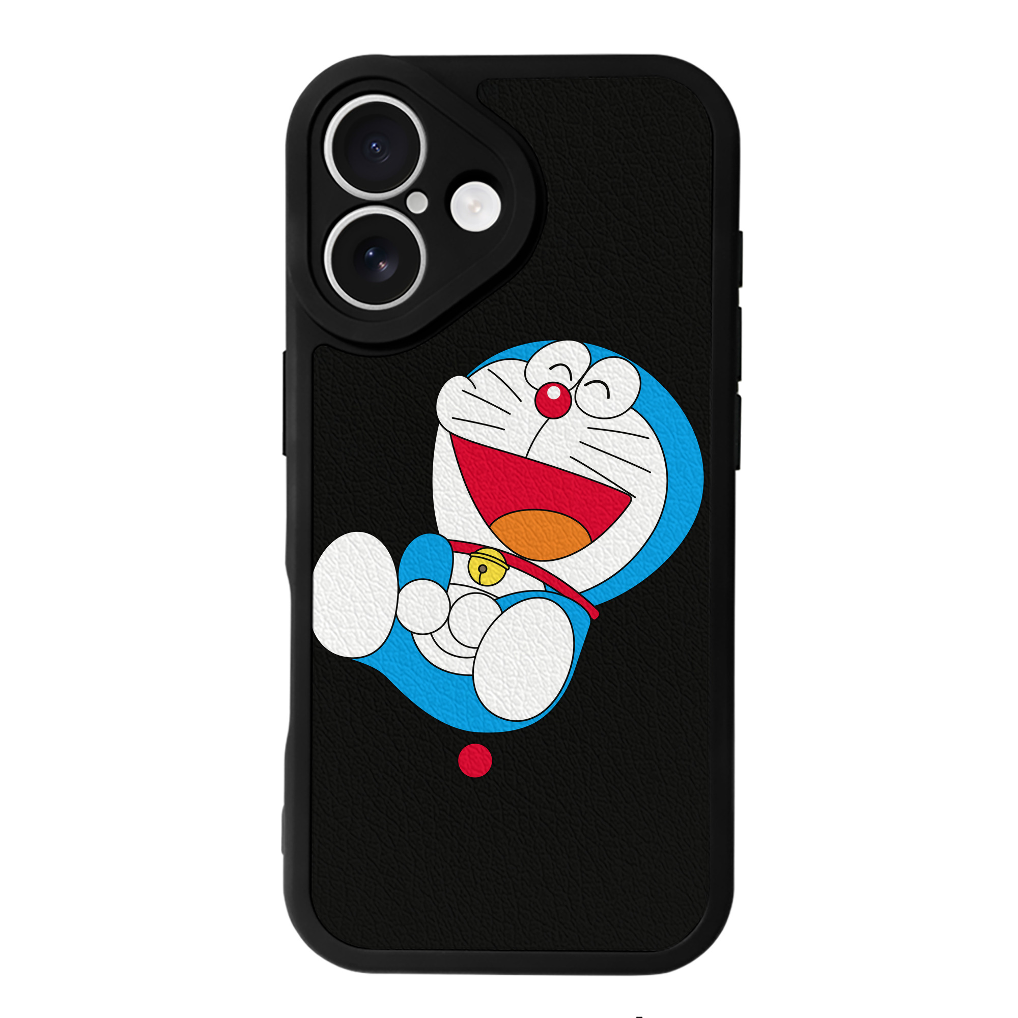 （画像用） ドラえもん Doraemon 【iPhone 16シリーズ対応】シリコンスマホケース（レザー調） 材質：シリコン